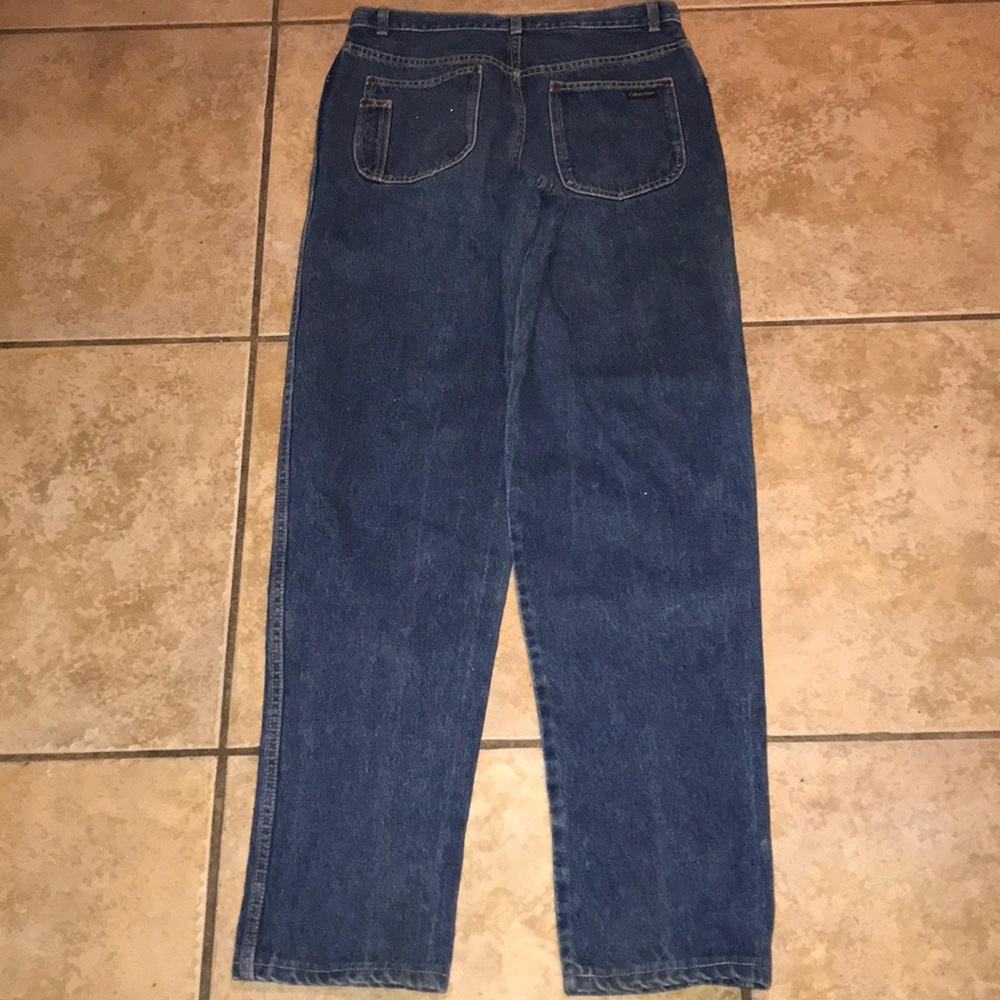 Calvin Klein Vintage High Waisted Mom Jeans 30 - Picture 2 of 7